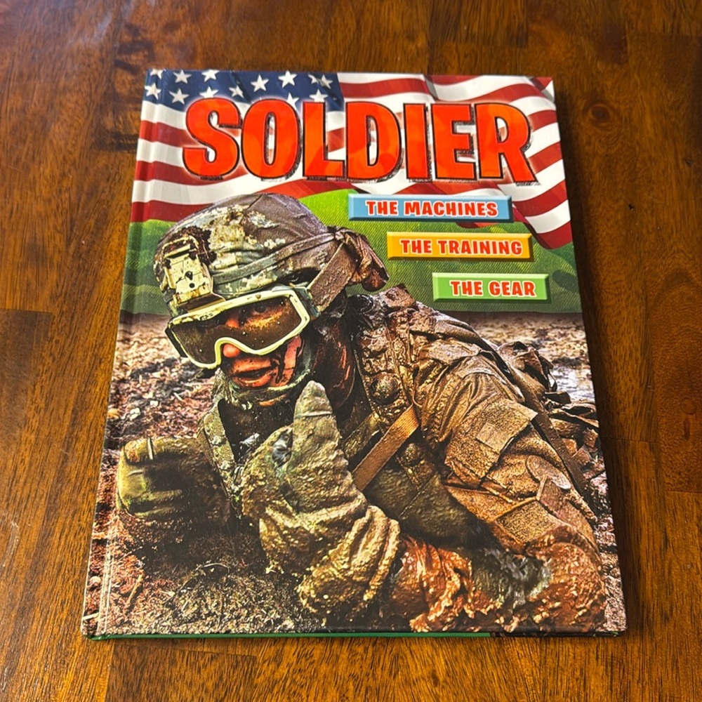 Soldier Book with American Flag Cover